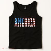 America Red White Blue Stars And Stripes Tank Top thumb 2