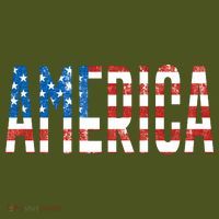 America Red White Blue Stars And Stripes Mousepad thumb 1