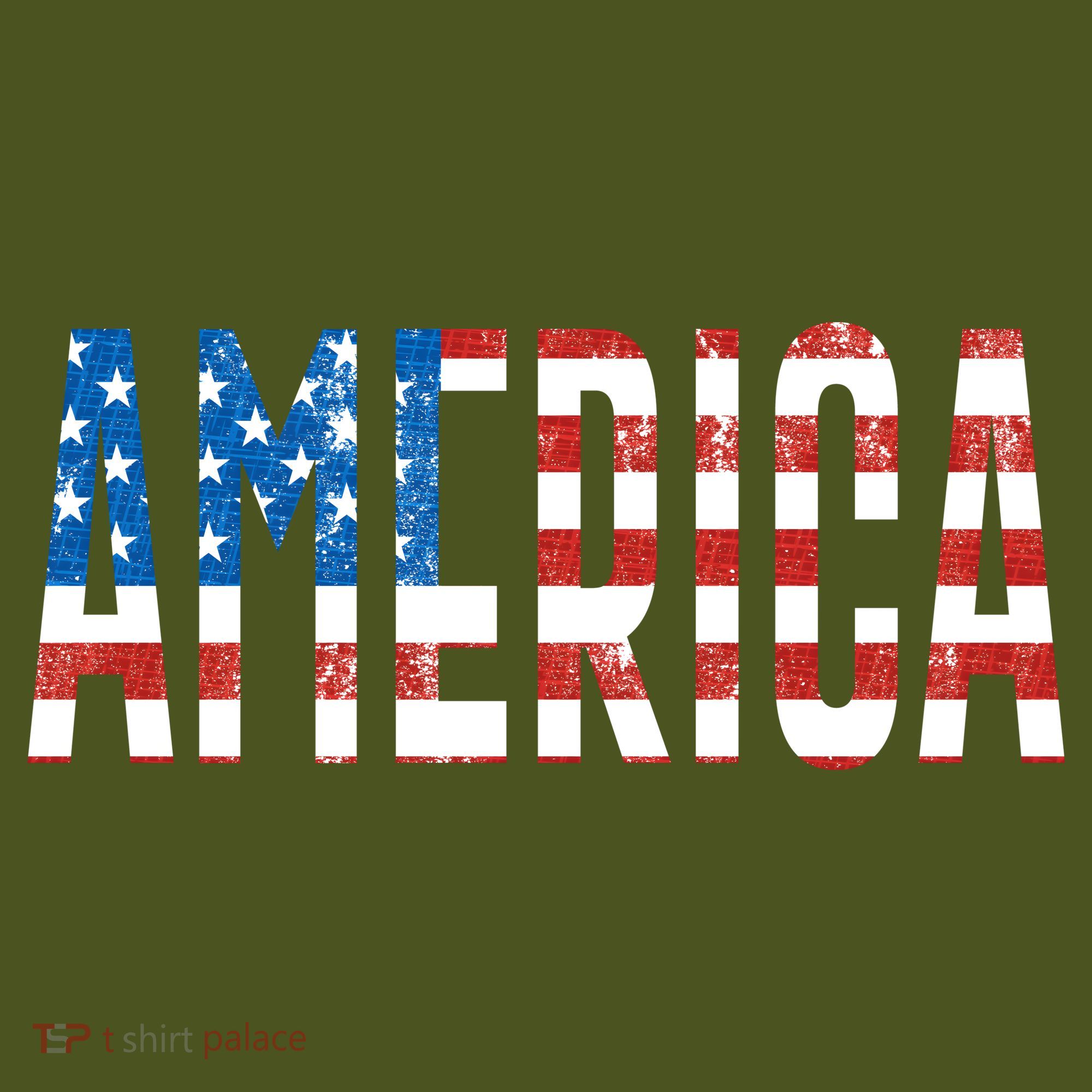 America Red White Blue Stars And Stripes Mousepad