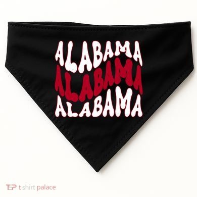 Alabama Retro Wave USA-Made Doggie Bandana