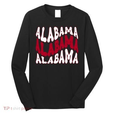 Alabama Retro Wave Long Sleeve Shirt