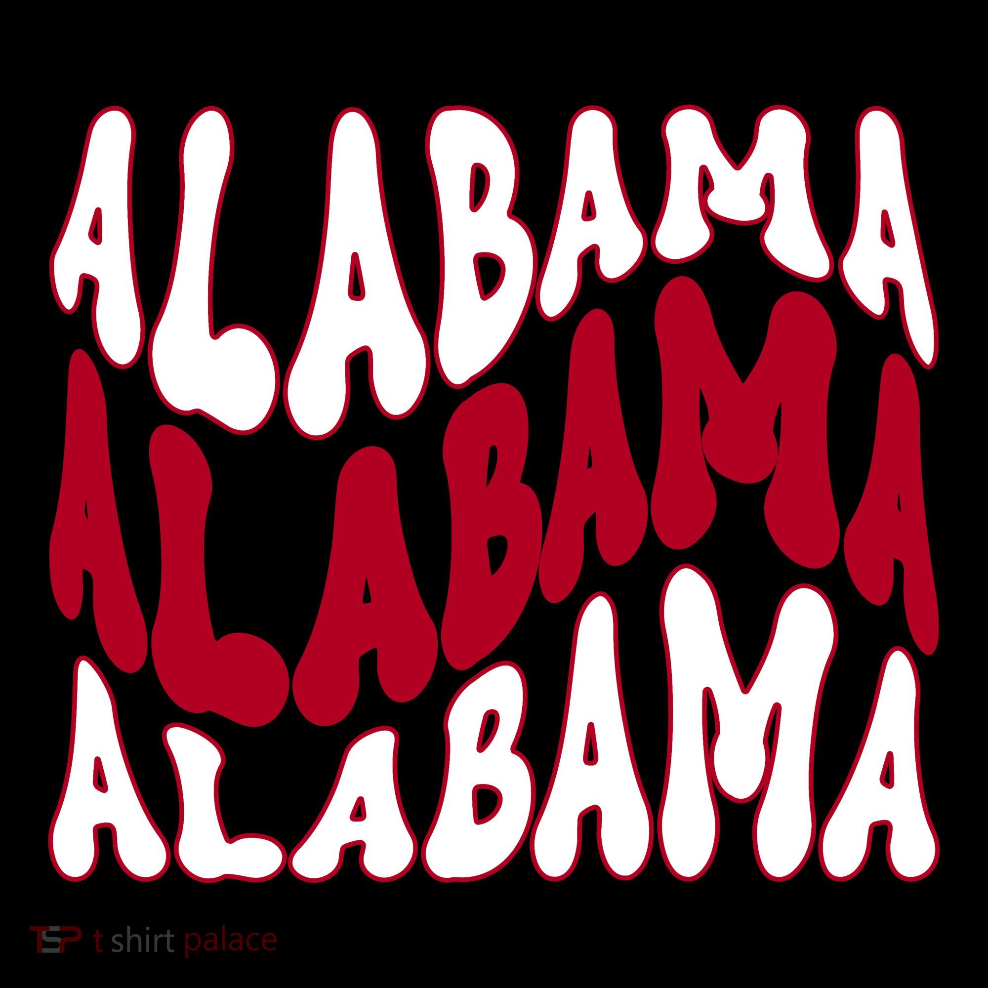 Alabama Retro Wave Long Sleeve Shirt
