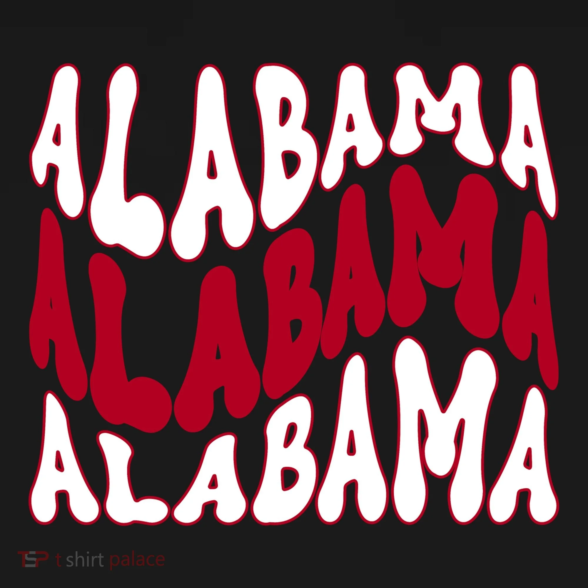 Alabama Retro Wave Bucket Hat