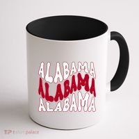 Alabama Retro Wave Coffee Mug thumb 1