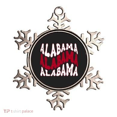 Alabama Retro Wave Ornament