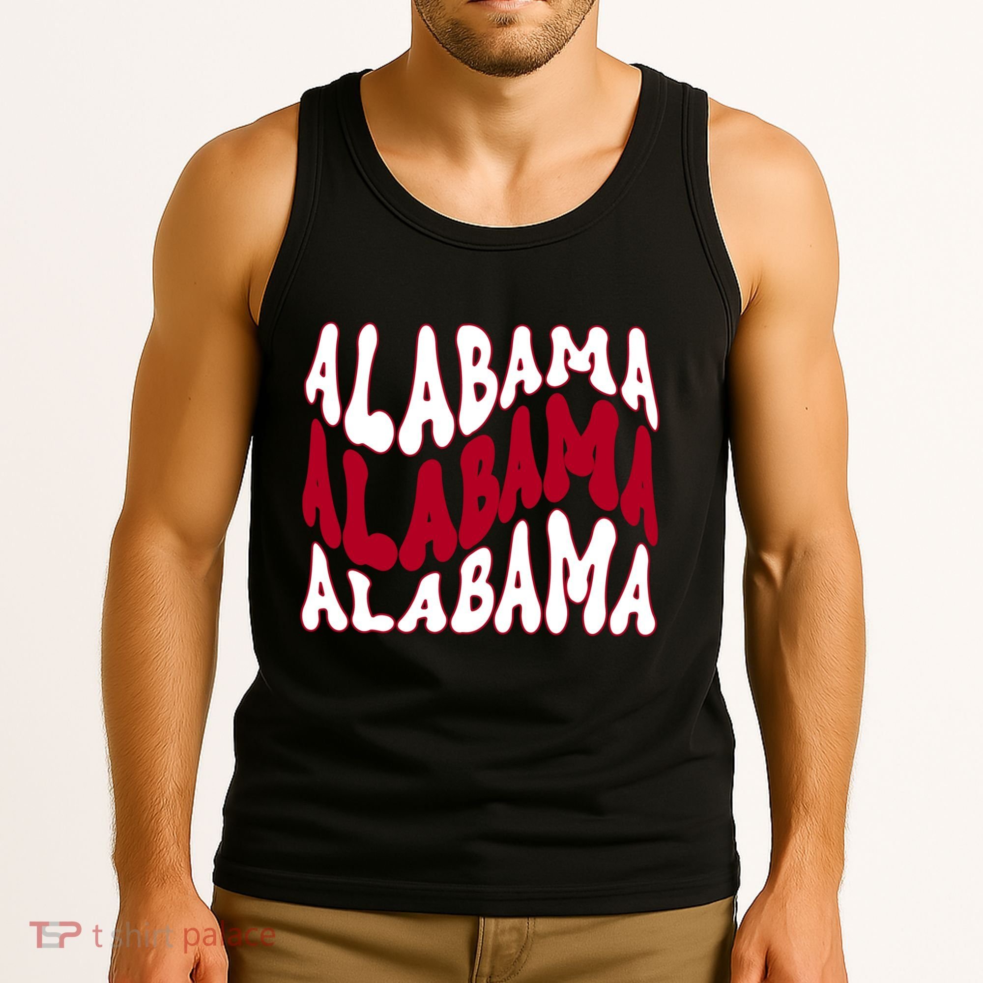 Alabama Retro Wave Tank Top