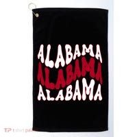 Alabama Retro Wave Golf Towel thumb 0