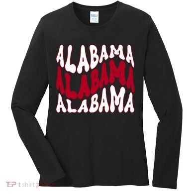 Alabama Retro Wave Women's Long Sleeve Shirt
