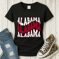 Alabama Retro Wave Women's T-Shirt thumb 3