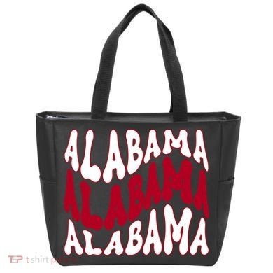 Alabama Retro Wave Tote Bag