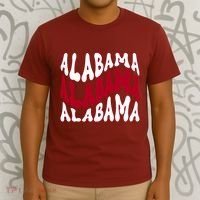 Alabama Retro Wave T-Shirt thumb 3