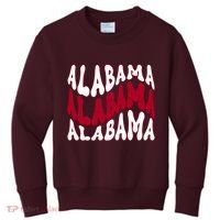 Alabama Retro Wave Kids Sweatshirt thumb 0