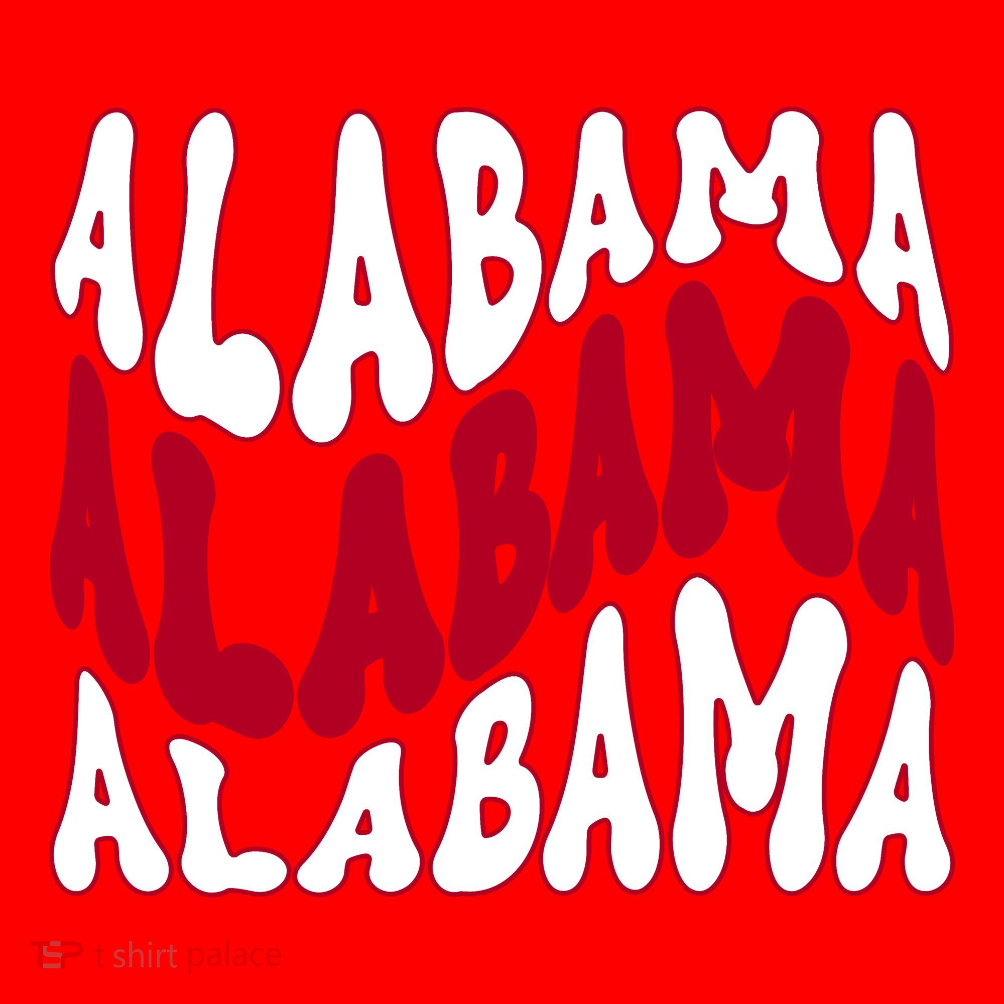 Alabama Retro Wave Santa Hat