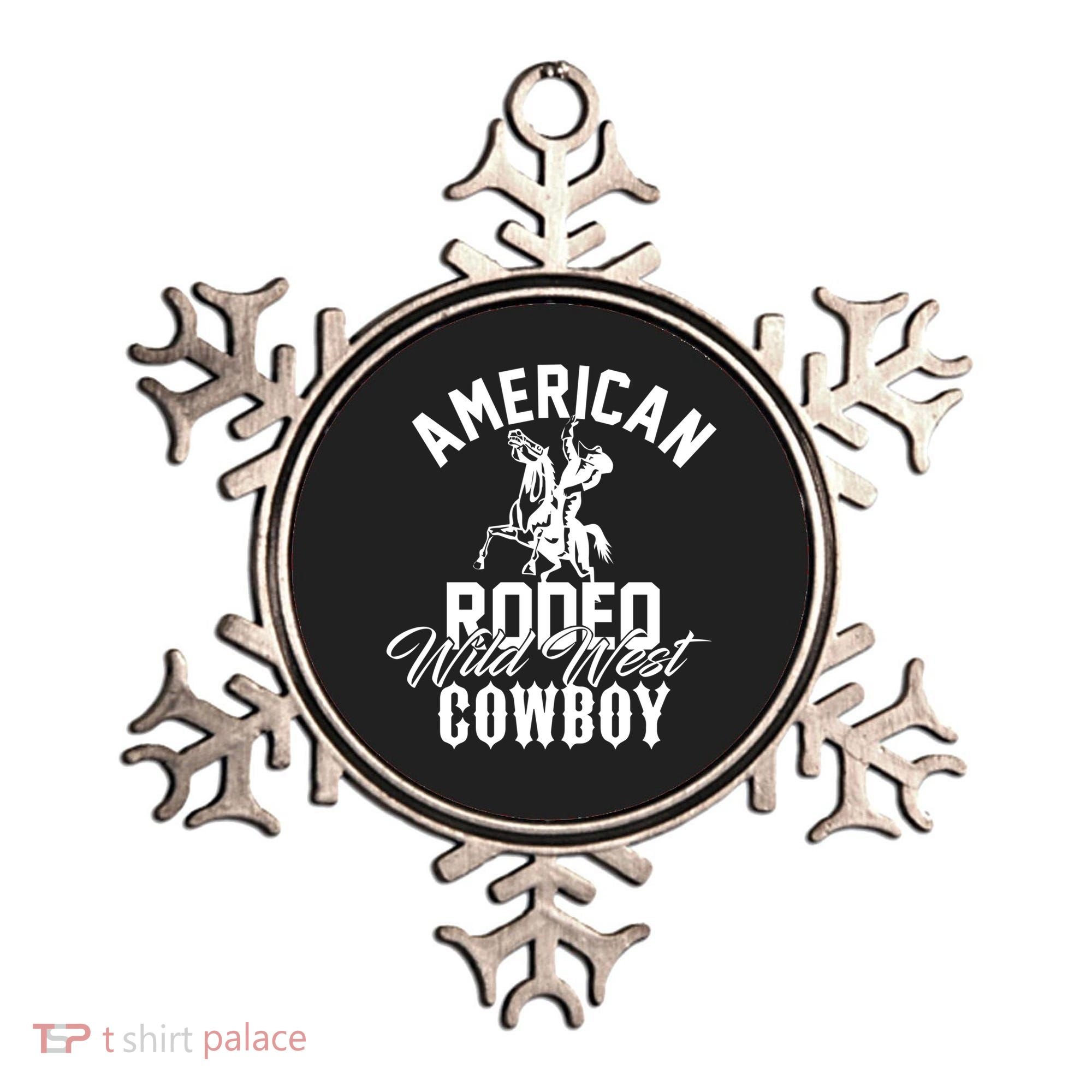 American Rodeo Wild West Cowboy Western Howdy Gift Ornament