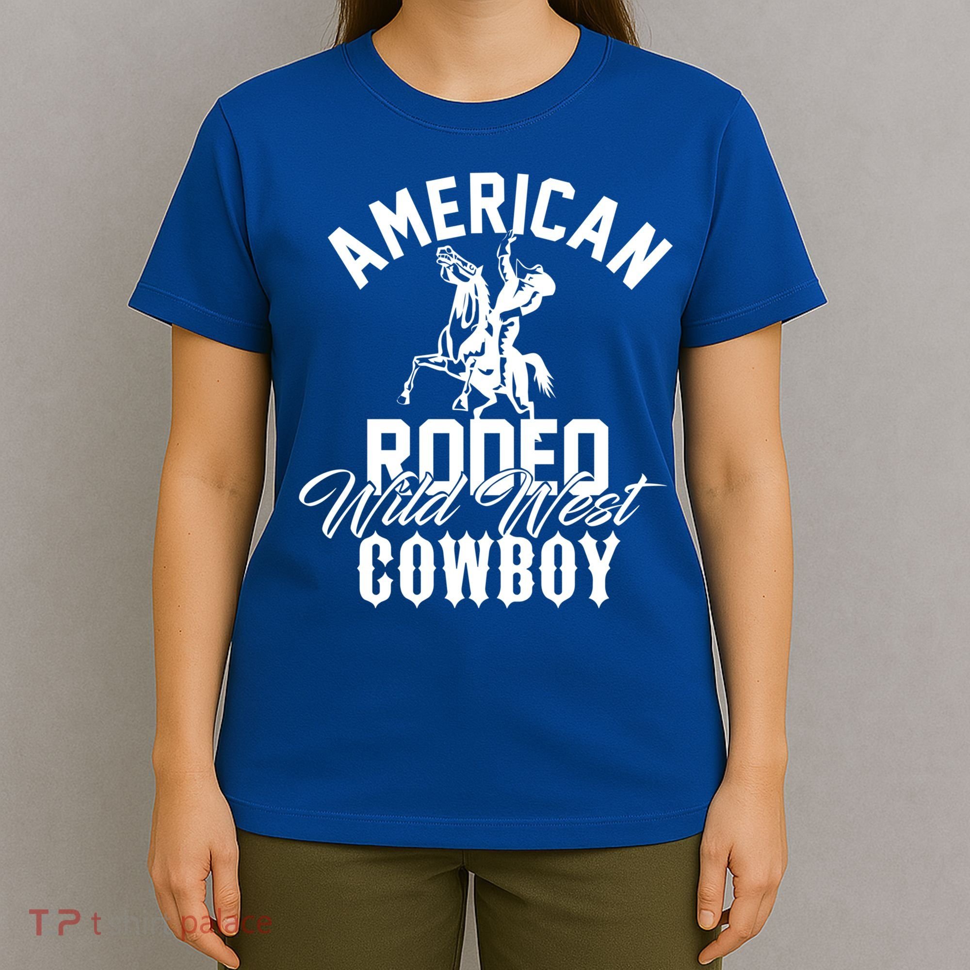 American Rodeo Wild West Cowboy Western Howdy Gift T-Shirt