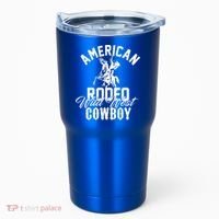 American Rodeo Wild West Cowboy Western Howdy Gift Tumbler thumb 0