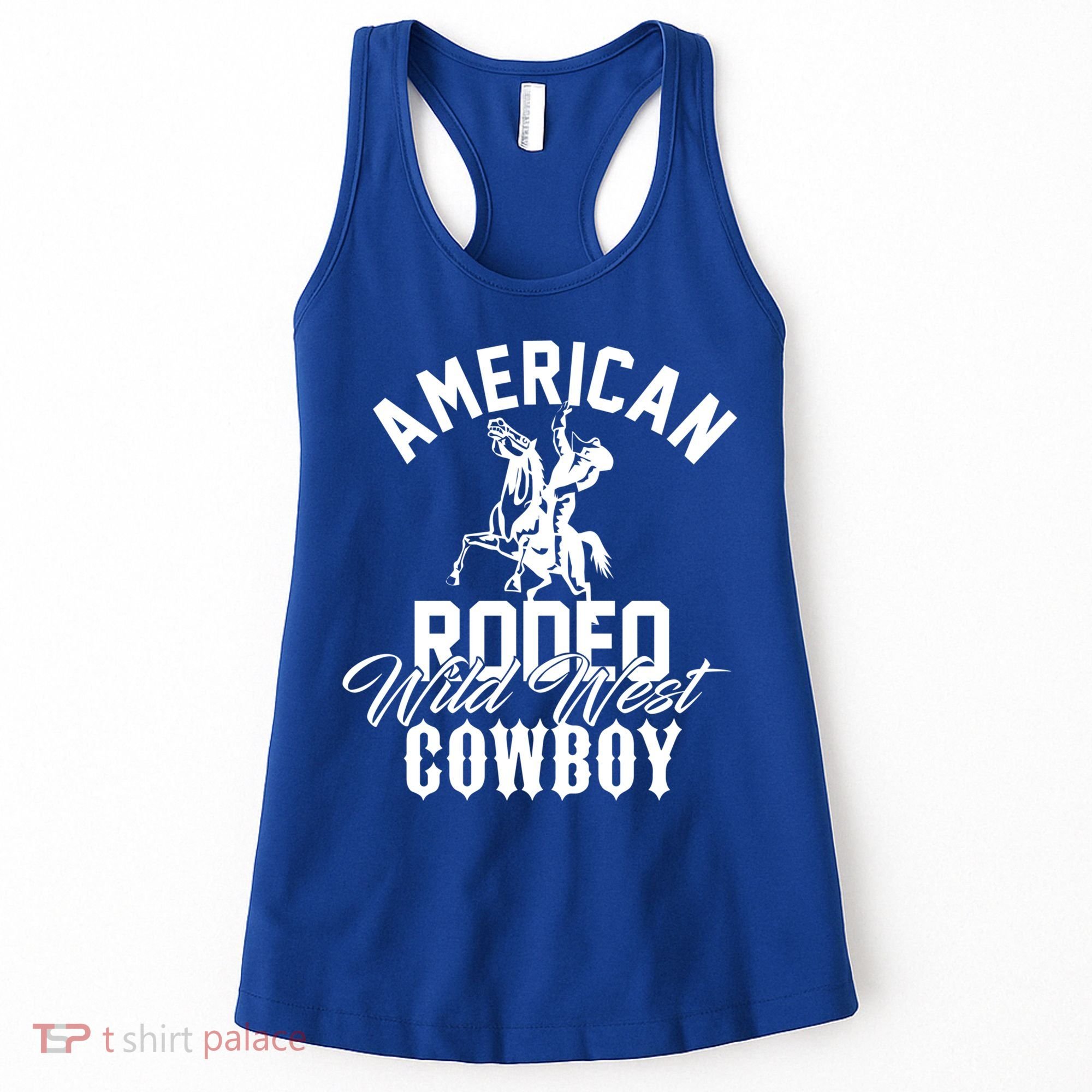 American Rodeo Wild West Cowboy Western Howdy Gift Women's Tank Top