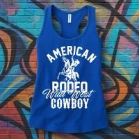 American Rodeo Wild West Cowboy Western Howdy Gift Women's Tank Top thumb 3