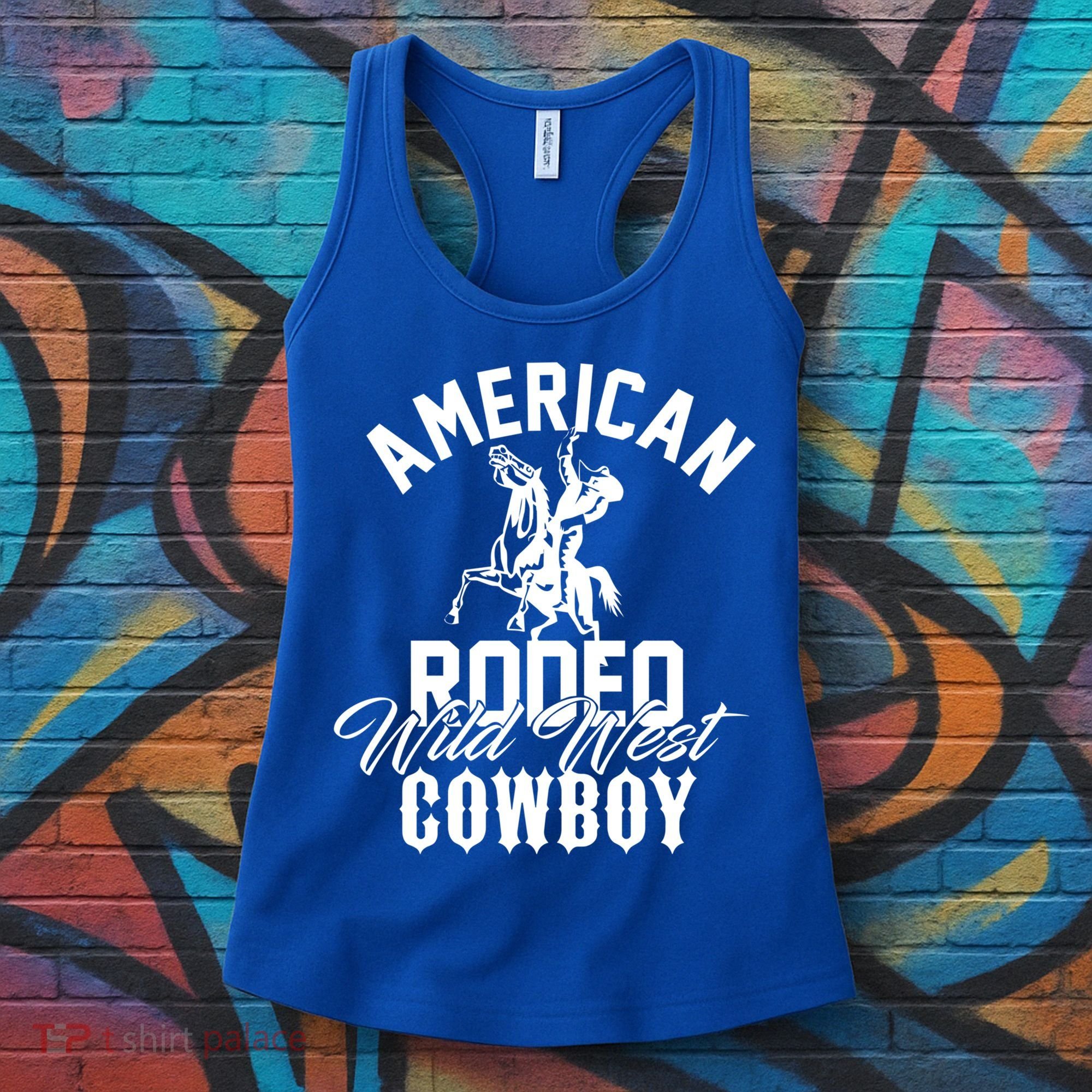 American Rodeo Wild West Cowboy Western Howdy Gift Women's Tank Top