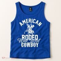American Rodeo Wild West Cowboy Western Howdy Gift Tank Top thumb 2