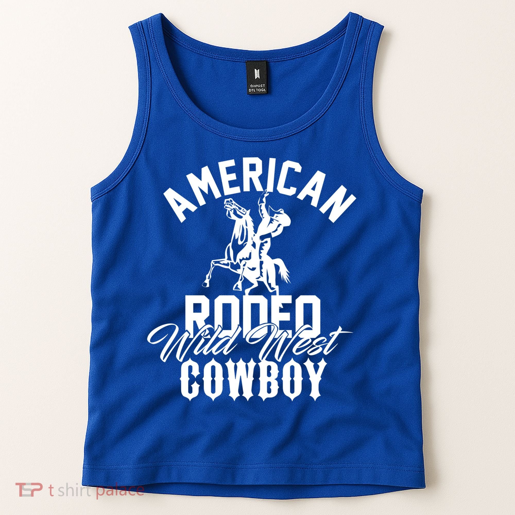 American Rodeo Wild West Cowboy Western Howdy Gift Tank Top