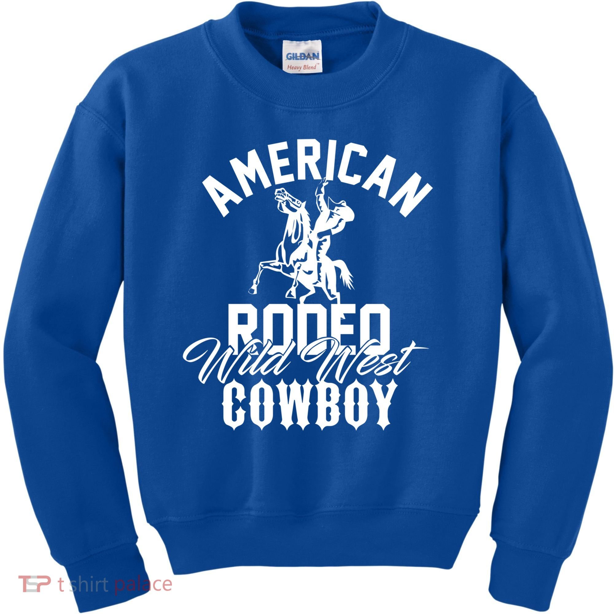 American Rodeo Wild West Cowboy Western Howdy Gift Kids Sweatshirt