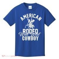 American Rodeo Wild West Cowboy Western Howdy Gift Kids T-Shirt thumb 0