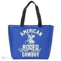 American Rodeo Wild West Cowboy Western Howdy Gift Tote Bag thumb 0