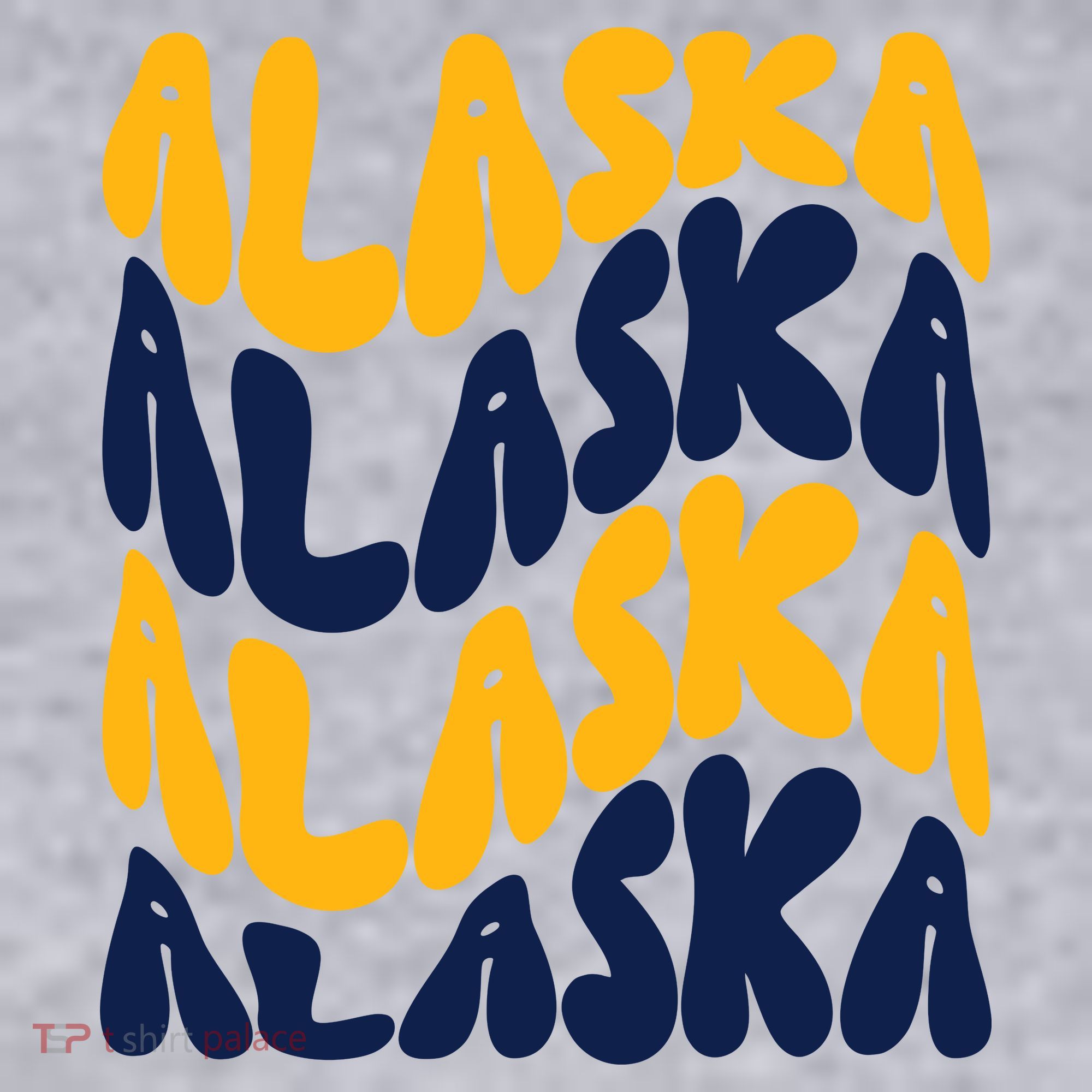 Alaska Retro Wave Women's Racerback Cropped Tank