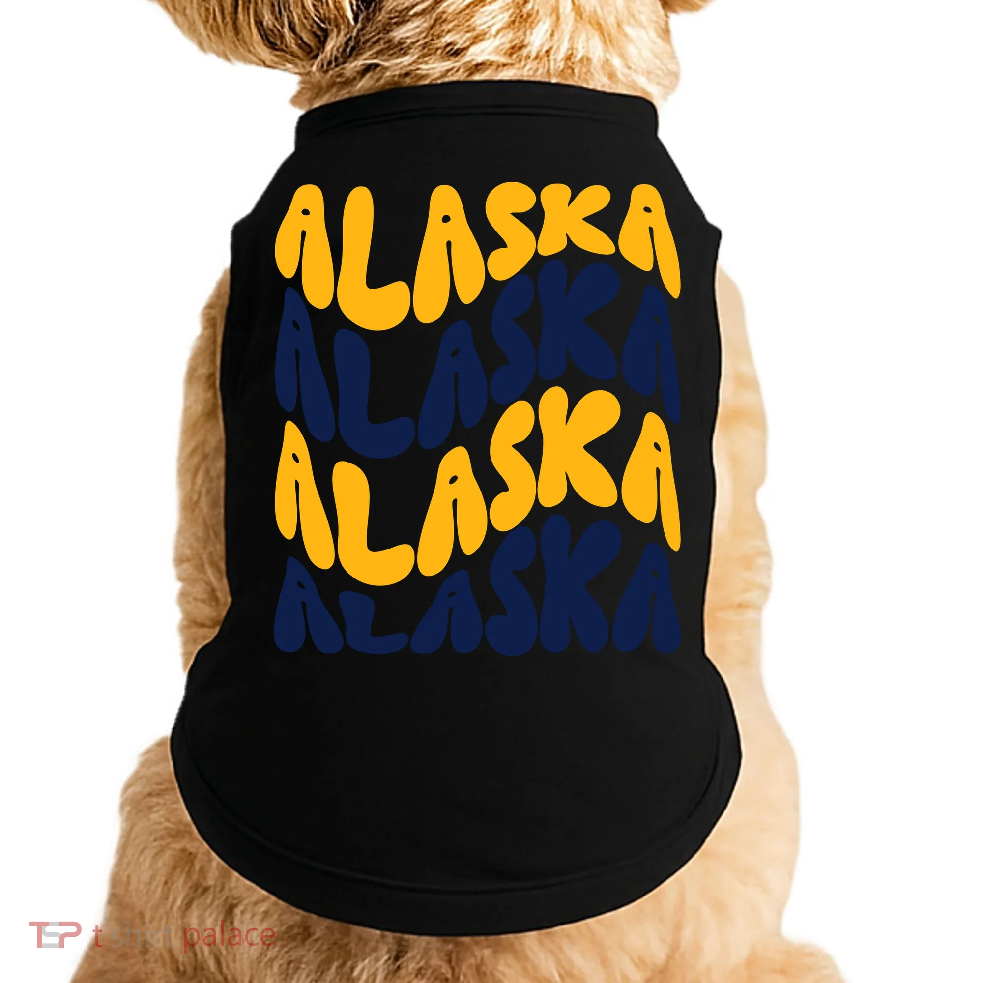 Alaska Retro Wave Doggie Tank