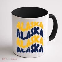 Alaska Retro Wave Coffee Mug thumb 1