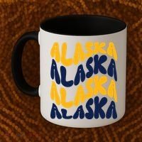 Alaska Retro Wave Coffee Mug thumb 2