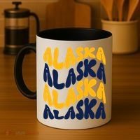 Alaska Retro Wave Coffee Mug thumb 4