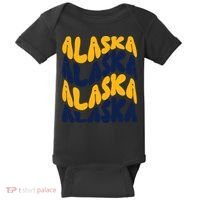 Alaska Retro Wave Baby Bodysuit thumb 0