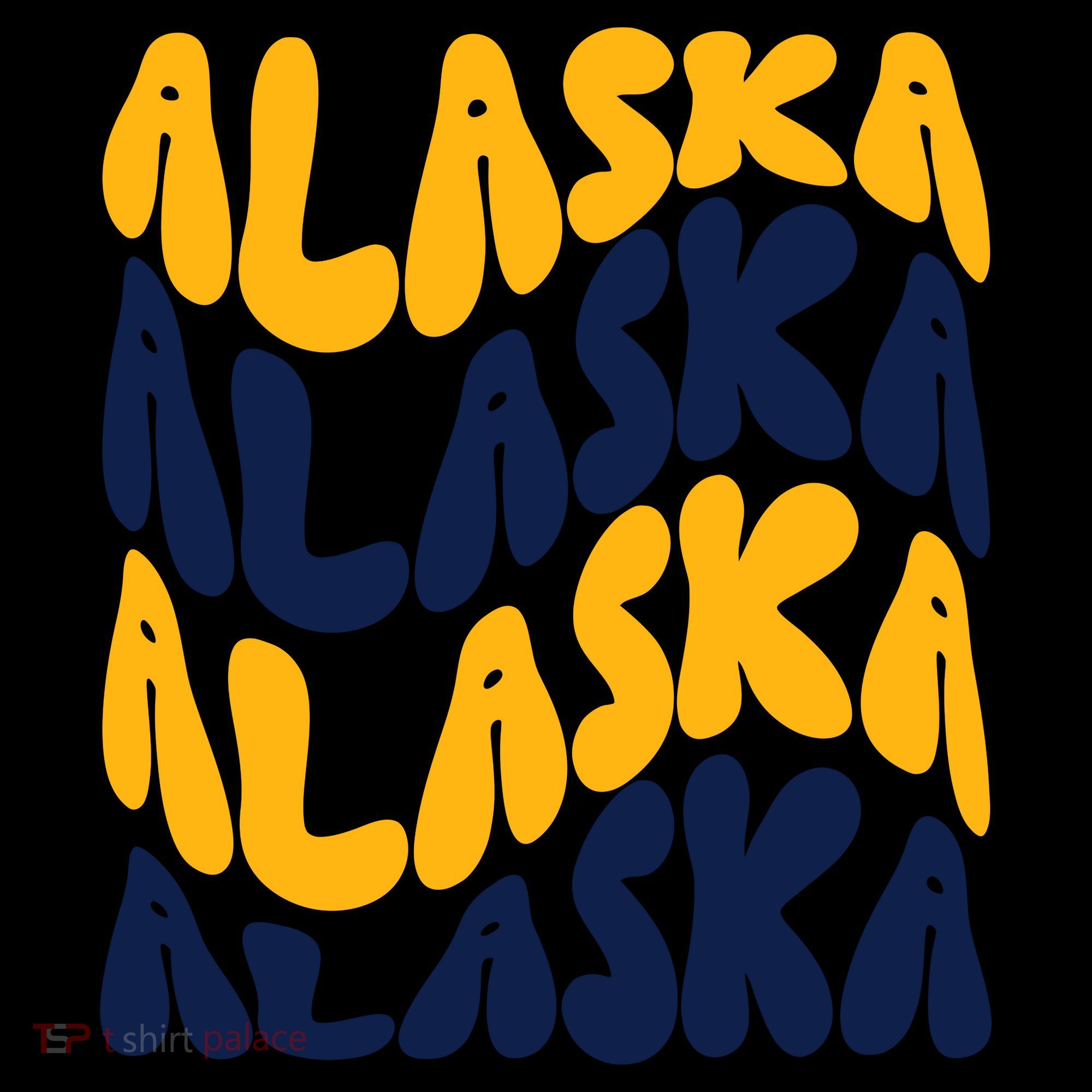 Alaska Retro Wave Tie Dye Hoodie
