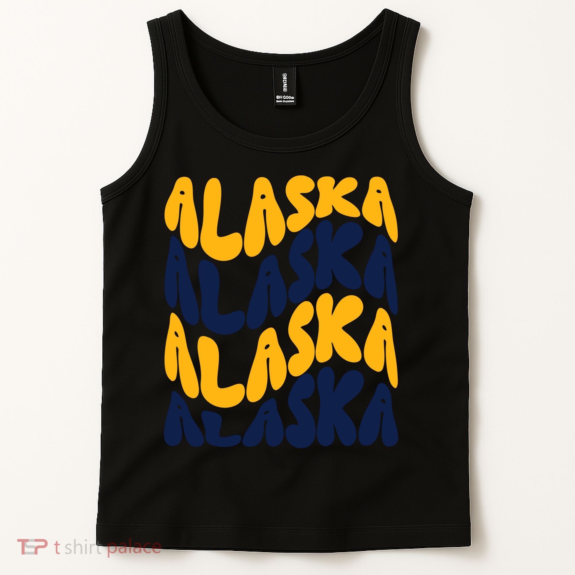 Alaska Retro Wave Tank Top
