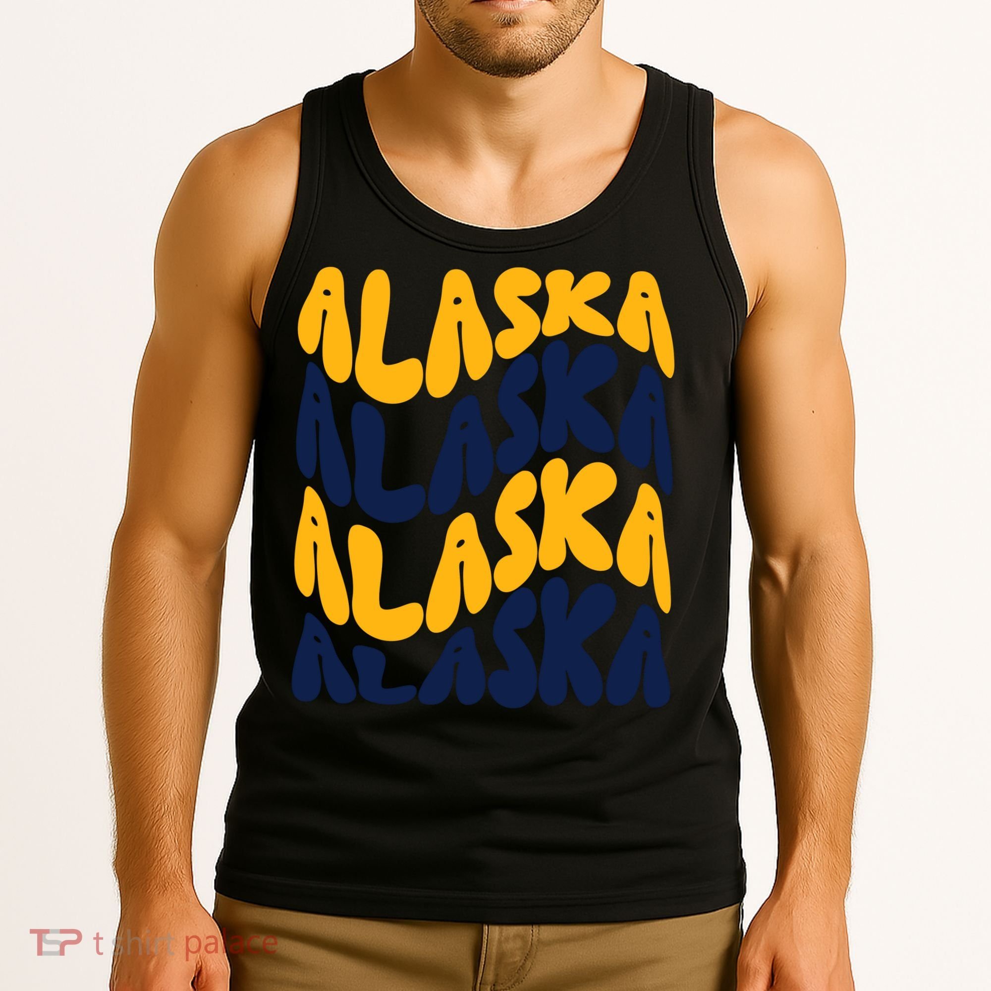 Alaska Retro Wave Tank Top