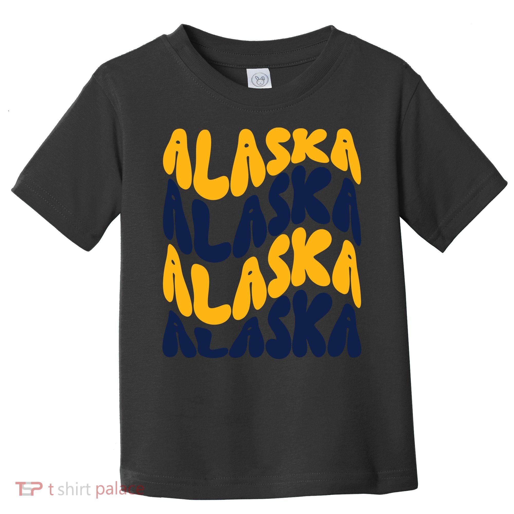 Alaska Retro Wave Toddler T-Shirt