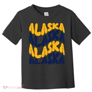 Alaska Retro Wave Toddler T-Shirt