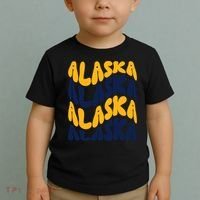 Alaska Retro Wave Toddler T-Shirt thumb 2