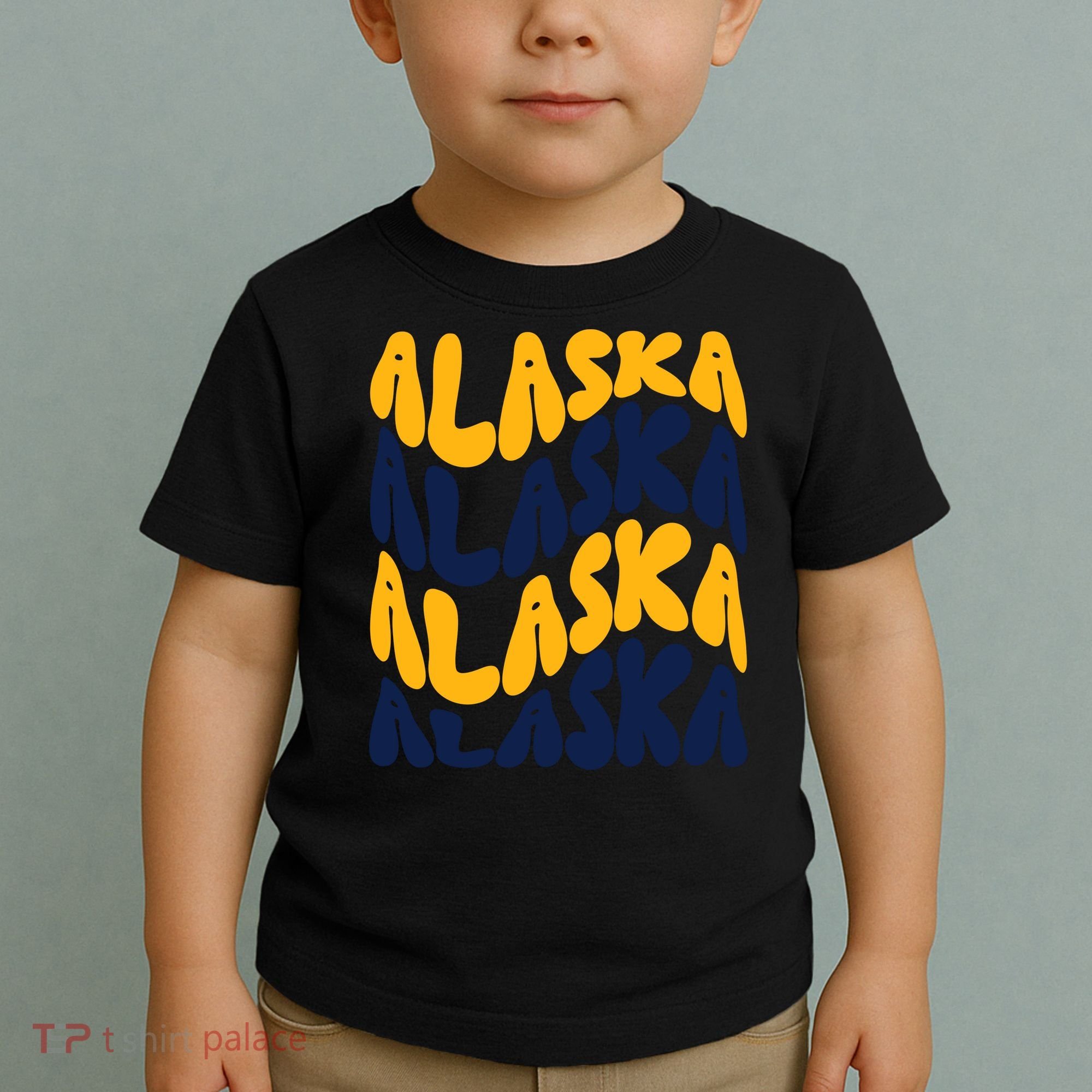 Alaska Retro Wave Toddler T-Shirt