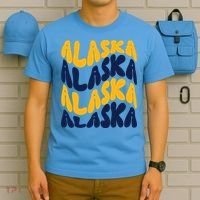 Alaska Retro Wave T-Shirt thumb 5