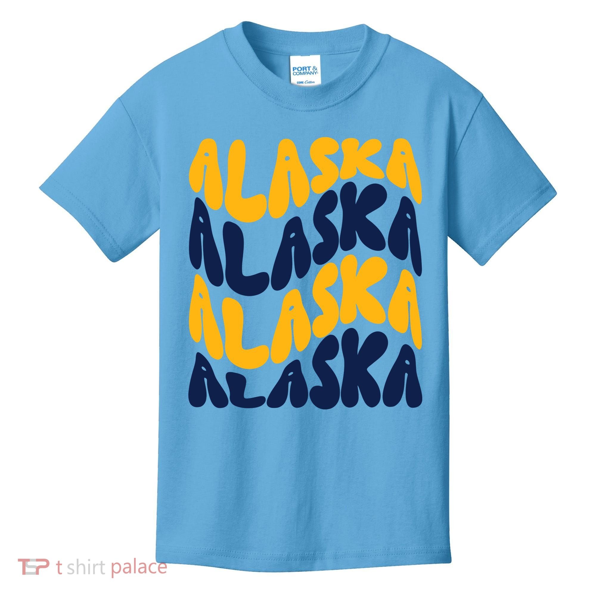 Alaska Retro Wave Kids T-Shirt