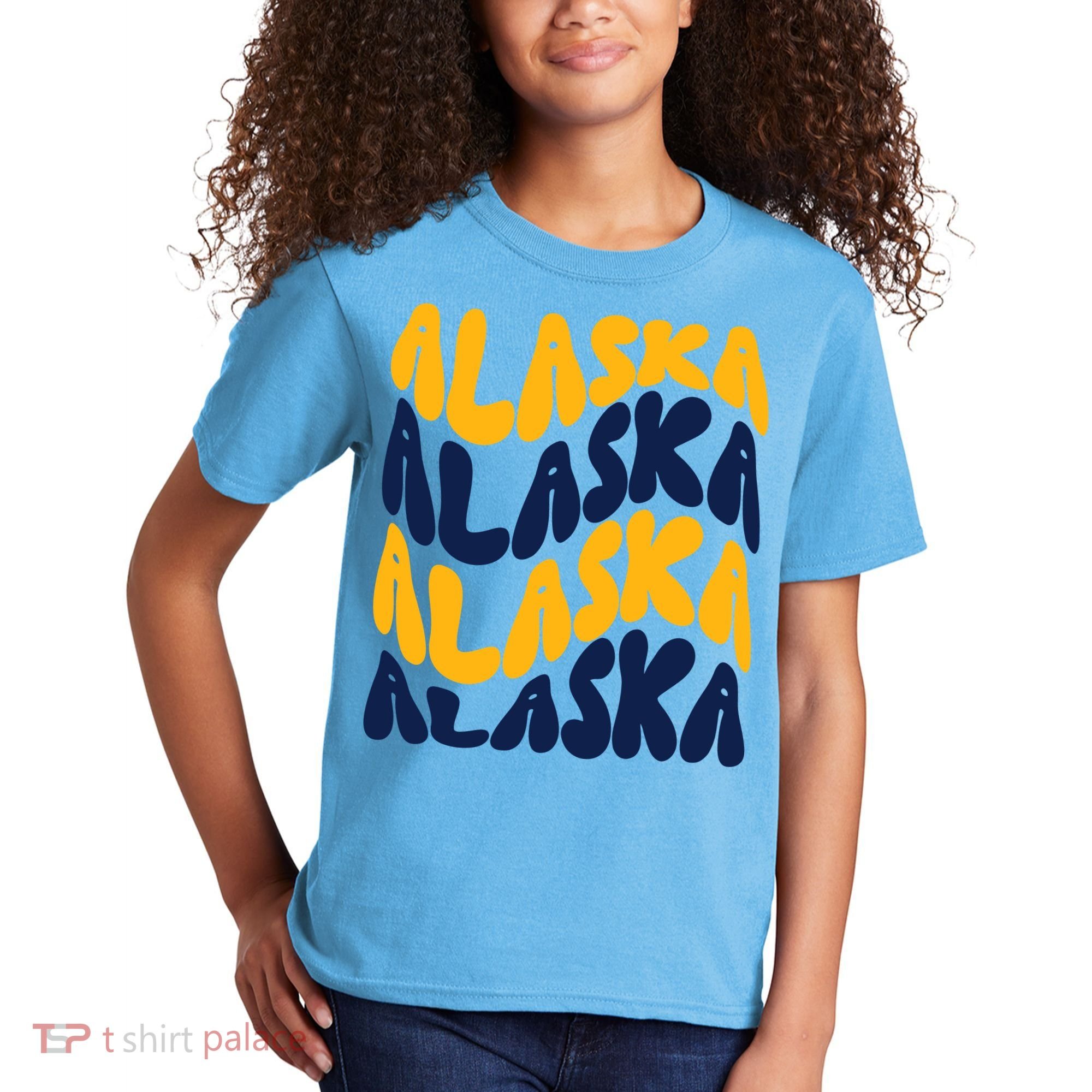 Alaska Retro Wave Kids T-Shirt