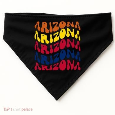 Arizona Retro Wave USA-Made Doggie Bandana