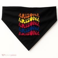 Arizona Retro Wave USA-Made Doggie Bandana thumb 0