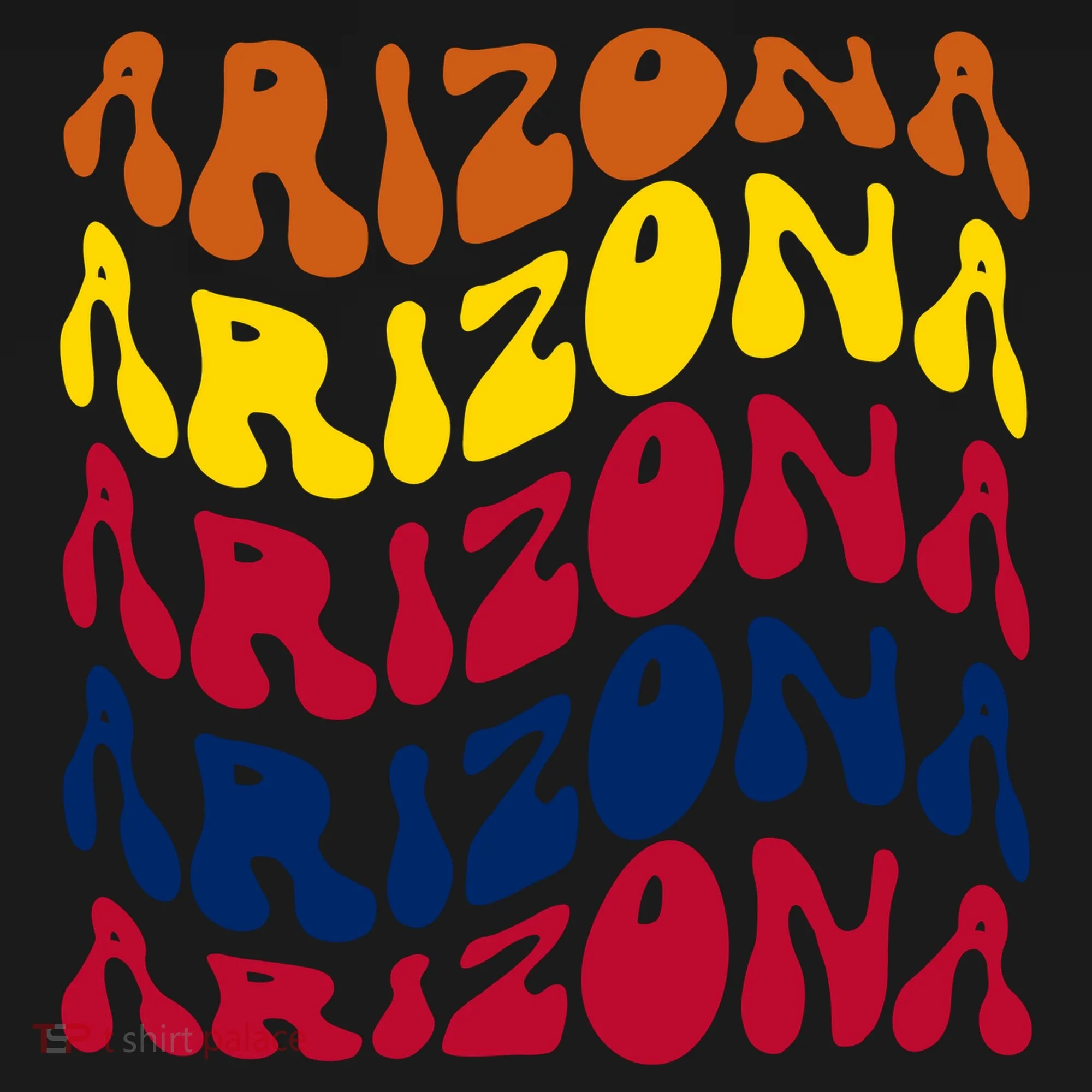 Arizona Retro Wave Bucket Hat