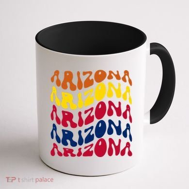 Arizona Retro Wave Coffee Mug back