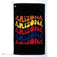Arizona Retro Wave Golf Towel thumb 0