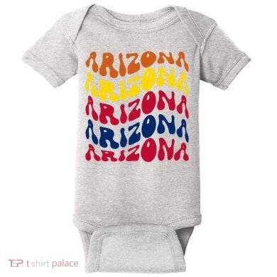 Arizona Retro Wave Baby Bodysuit